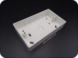 2 βρετανικό κιβώτιο Pattress PVC συμμοριών