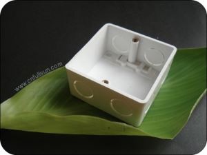 Κιβώτιο διακοπτών PVC με μονό συμπλέκτη με παξιμάδι ορείχαλκου