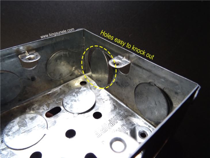 Metal Square Cut In Box