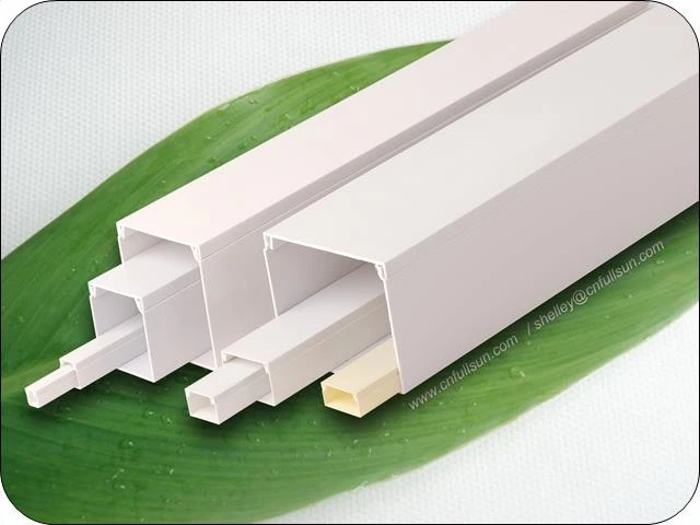 PVC Trunking Εύκολη εγκατάσταση Πλαστικό Trunking για ηλεκτρικά καλώδια