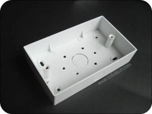 PVC Switch Box 2 Gang Μη αγώγιμο